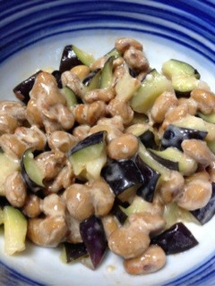 なすと納豆の梅肉和え-レシピのメイン写真