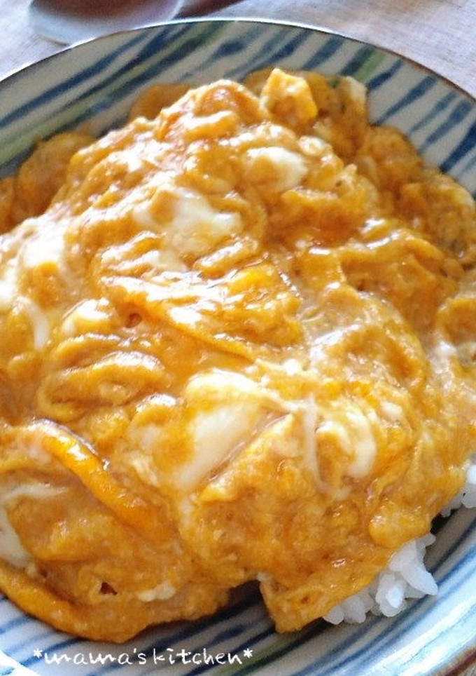 簡単ランチ♪ふわとろ卵丼-レシピのメイン写真