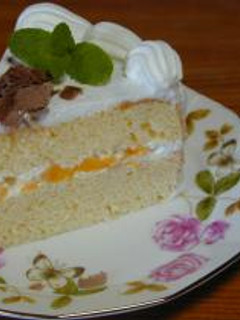 桃のケーキ-レシピのメイン写真