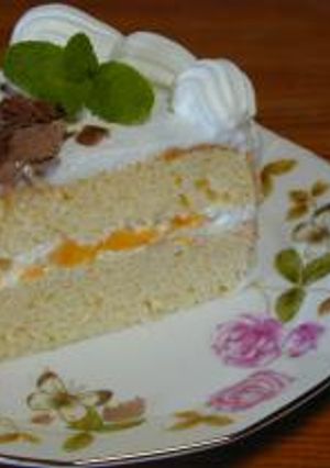桃のケーキ-レシピのメイン写真