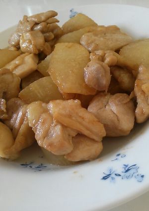 ごま油香る☆鶏肉と大根の炒めもの-レシピのメイン写真