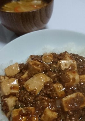 肉好きの麻婆豆腐(^皿^)-レシピのメイン写真