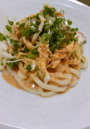 胡麻たっぷり☆ピリ辛胡麻豆乳冷やしうどん-レシピのメイン写真