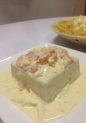 超簡単カルボ豆腐＆カルボナーラ-レシピのメイン写真