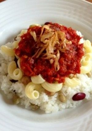 エジプトの庶民食『コシャリ』-レシピのメイン写真