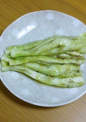なすの簡単レンジ蒸し-レシピのメイン写真