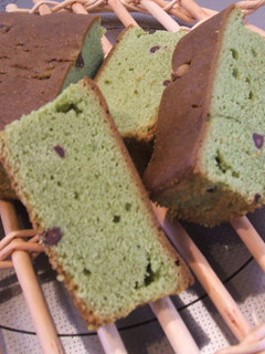 チョコチップ入り抹茶ケーキ-レシピのメイン写真
