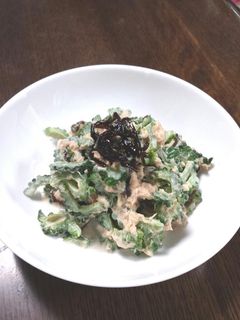 昆布が決め手☆ゴーヤのツナマヨあえ-レシピのメイン写真