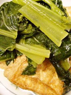 小松菜と厚揚げの煮物-レシピのメイン写真