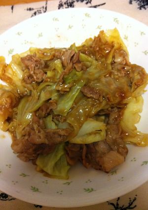 優しいトロみ金山寺みそ甘口肉キャベツ-レシピのメイン写真