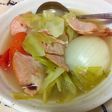 丸ごとトマトと大き目の具スープ