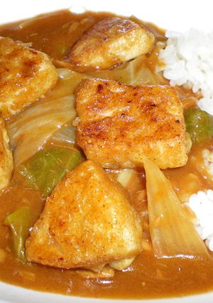 キャベツとマグロのカレー-レシピのメイン写真