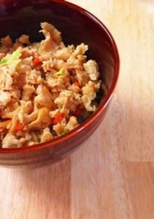 冷凍豆腐のそぼろ丼-レシピのメイン写真