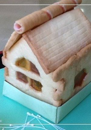 Xﾏｽにｽﾃﾝﾄﾞｸﾞﾗｽｸｯｷｰﾊｳｽ-レシピのメイン写真