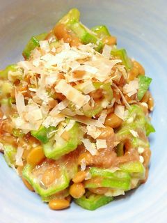 簡単ヘルシー☆オクラ納豆の梅和え-レシピのメイン写真