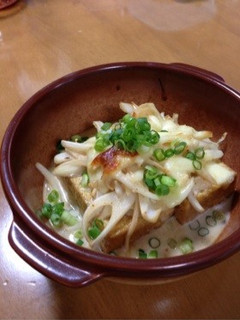 厚揚げのマヨポンチーズ焼き♬-レシピのメイン写真