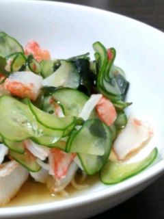簡単酢の物-レシピのメイン写真