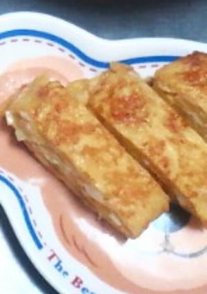 簡単！お弁当に！白ネギ入り卵焼き-レシピのメイン写真