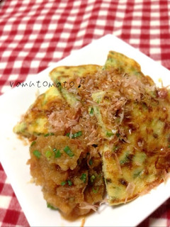 お豆腐が入った♡和風お好み焼き〜梅風味〜-レシピのメイン写真