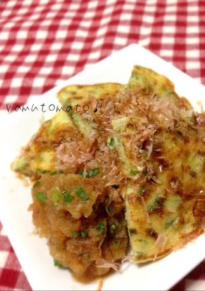 お豆腐が入った♡和風お好み焼き〜梅風味〜-レシピのメイン写真