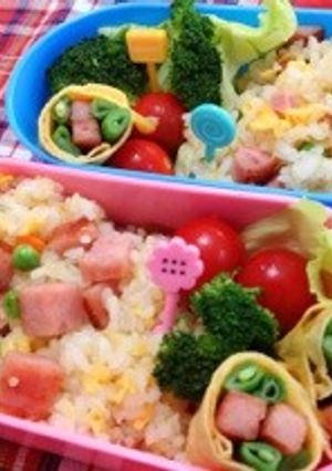 スパム炒飯のお弁当-レシピのメイン写真