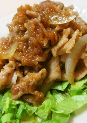☆豚肉生姜焼き大根おろし入り☆本掲載！-レシピのメイン写真