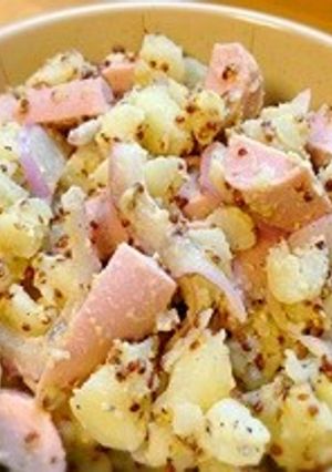 魚肉ソーセージとジャガ芋のマスタード和え-レシピのメイン写真