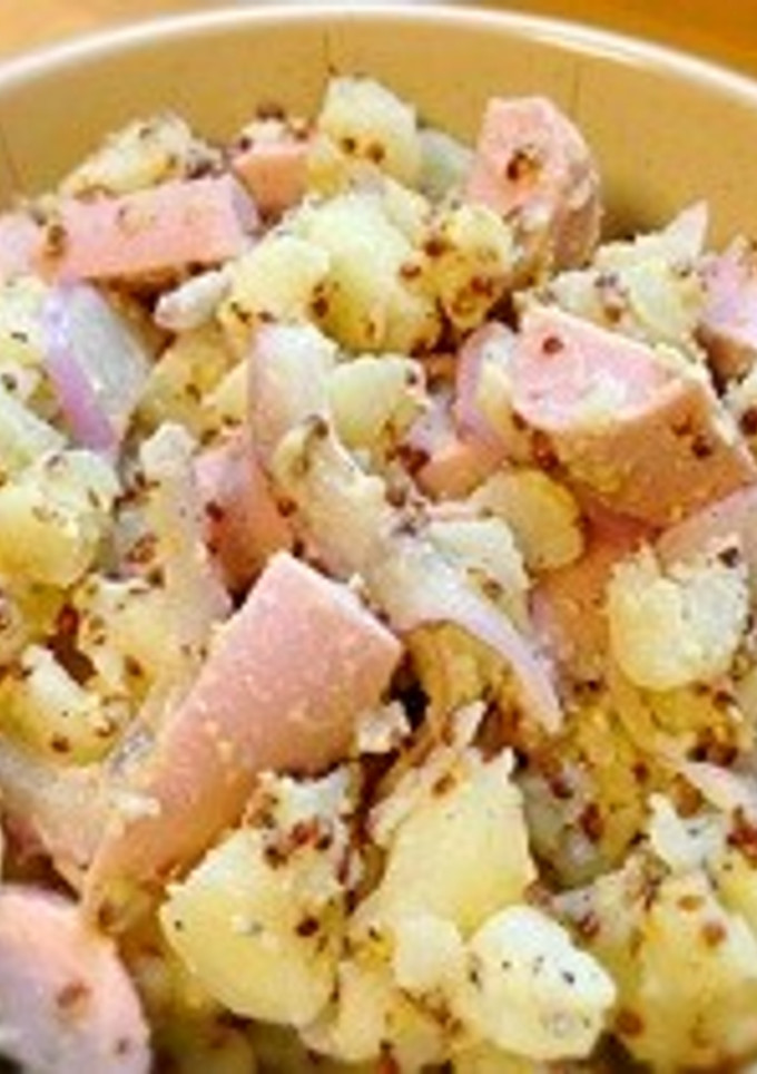 魚肉ソーセージとジャガ芋のマスタード和え-レシピのメイン写真
