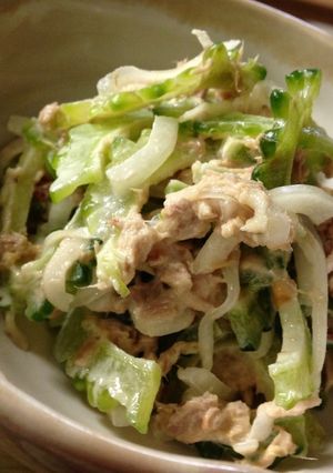 苦くない⁈食べやすいゴーヤサラダ-レシピのメイン写真