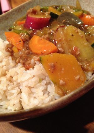 酒粕◎野菜ゴロゴロキーマカレー◎ルー不要-レシピのメイン写真