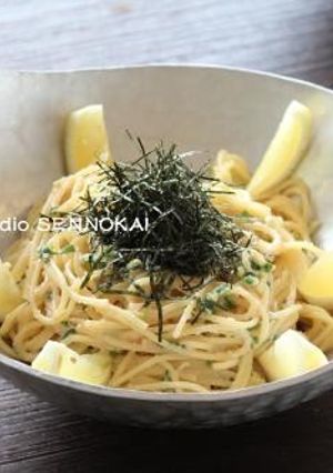 簡単おいしい☆たらことわさびの和風パスタ-レシピのメイン写真