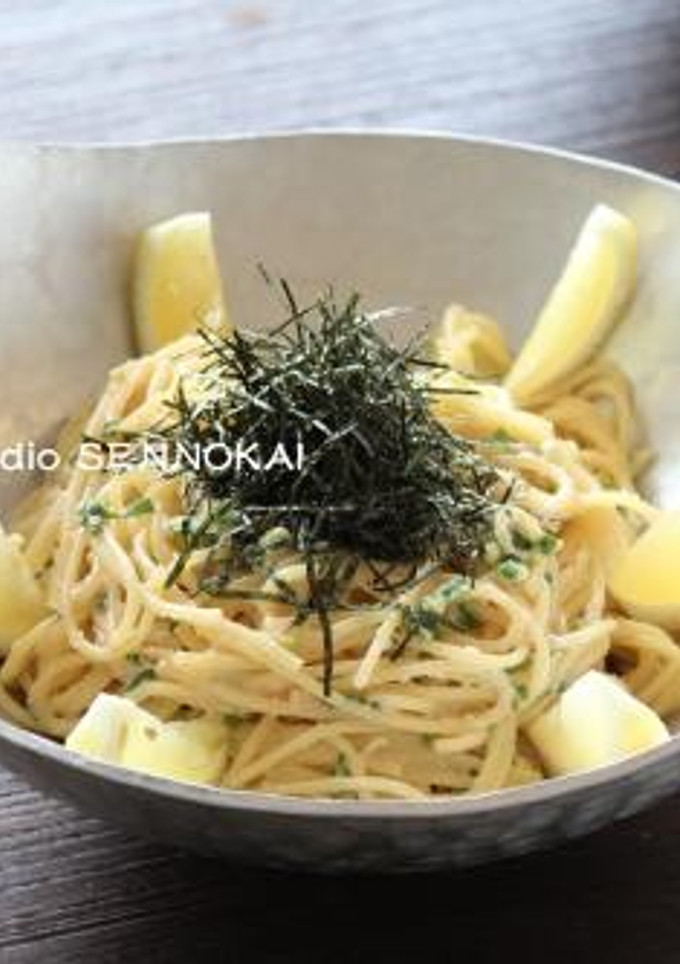 簡単おいしい☆たらことわさびの和風パスタ-レシピのメイン写真
