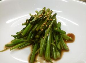 【簡単】モロヘイヤの茎でもう一品-レシピのメイン写真