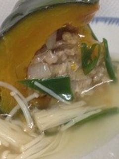 どてかぼちゃの肉詰め♡和風あんかけ-レシピのメイン写真