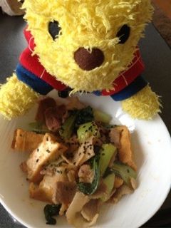 チンゲン菜と厚揚げ炒め-レシピのメイン写真