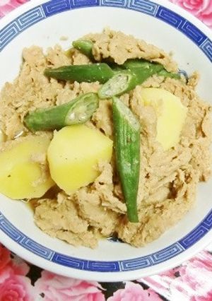 夏なのに、大豆加工品で肉じゃが風煮物-レシピのメイン写真