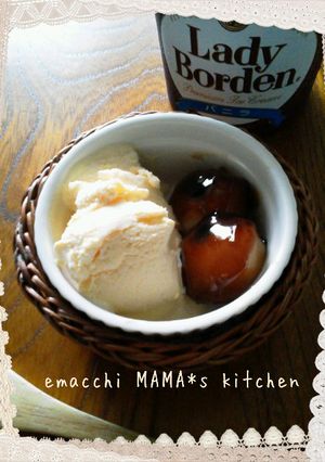 ＊みたらし団子のバニラアイス添え＊-レシピのメイン写真