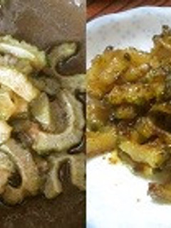 ゴーヤのバター炒め。-レシピのメイン写真