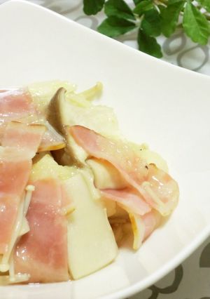 きのこの♥にんにくベーコン炒め-レシピのメイン写真
