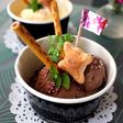 タピオカ入りチョコ&バニラアイス