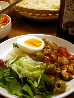 シェリービネガーの冷し中華風そうめん-レシピのメイン写真