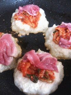 すりおろしじゃが芋の豚キムおやき☆チヂミ-レシピのメイン写真