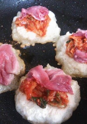 すりおろしじゃが芋の豚キムおやき☆チヂミ-レシピのメイン写真