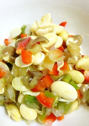 とっても簡単！豆と夏野菜のさっぱりマリネ-レシピのメイン写真