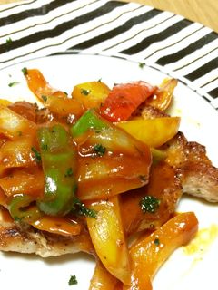 お野菜たっぷり ポークソテー-レシピのメイン写真