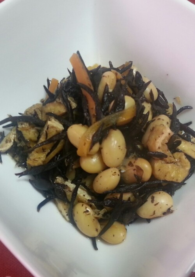 香ばしい！我が家のひじきの煮物☆！-レシピのメイン写真
