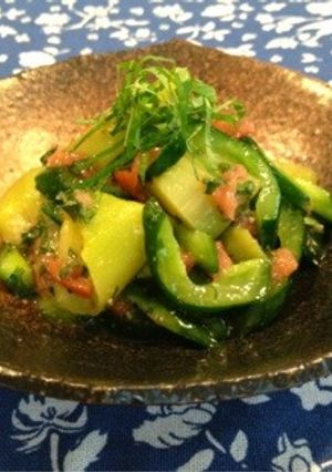 茄子と胡瓜の梅しそ和え-レシピのメイン写真