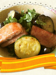 スパムでモリモリ夏野菜炒め♪・*:.。-レシピのメイン写真