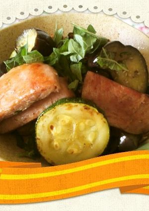 スパムでモリモリ夏野菜炒め♪・*:.。-レシピのメイン写真