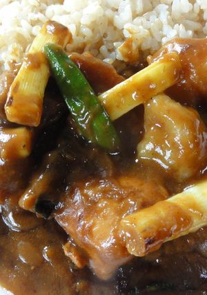 こんにゃく＆ねぎカレー♪-レシピのメイン写真